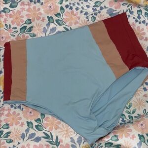 L*Space Multicolor High-Waisted Shorts